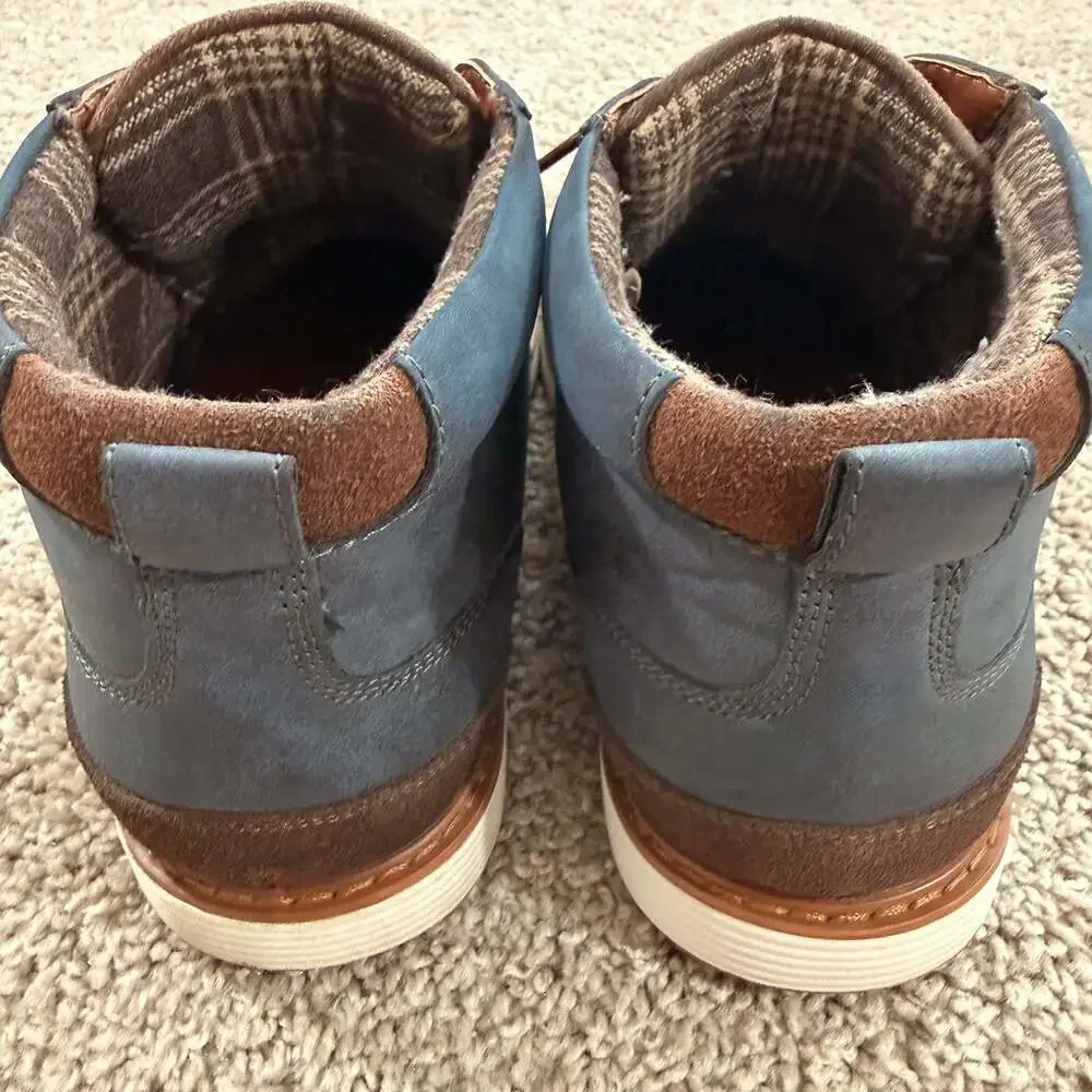 Ferro Aldo Houston Chukka Boots Blue‎ Nubuck Lace Up Men’s Size 11 EUC
